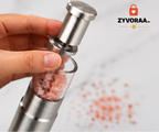 Premium Stainless Steel Salt & Pepper Grinder | Adjustable Ceramic Manual Spice Mill