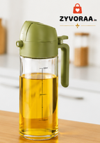 Spray Master 2-in-1 Oil Sprayer & Dispenser Bottle | Leakproof Kitchen Oil Spray Bottle (470ml)